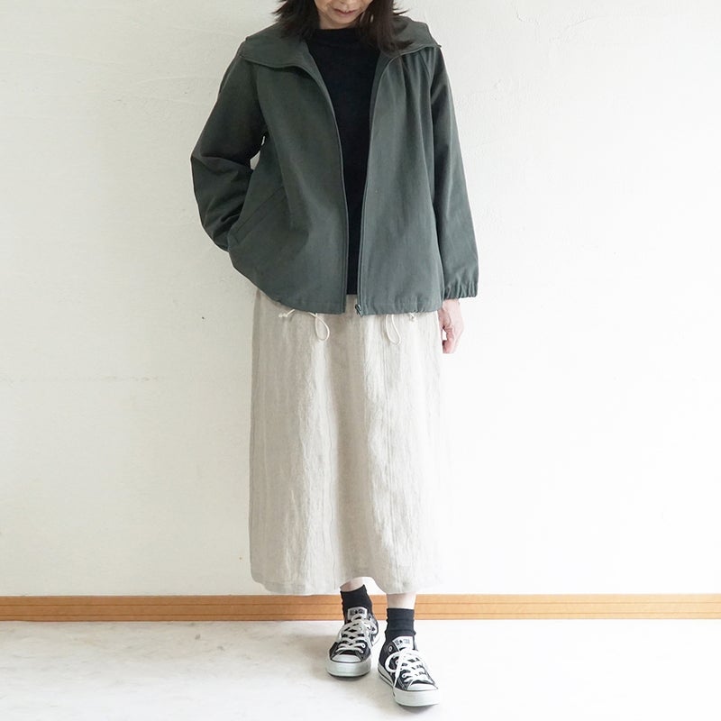 Branch m‘.,ブランチエム,ナチュラル,30代,40代,50代,60代,リネン,ゆったり,麻,スカート,リネンスカート,ナロースカート,