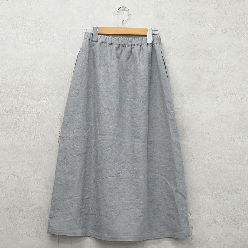 Branch m‘.,ブランチエム,ナチュラル,30代,40代,50代,60代,リネン,ゆったり,麻,スカート,リネンスカート,ナロースカート,