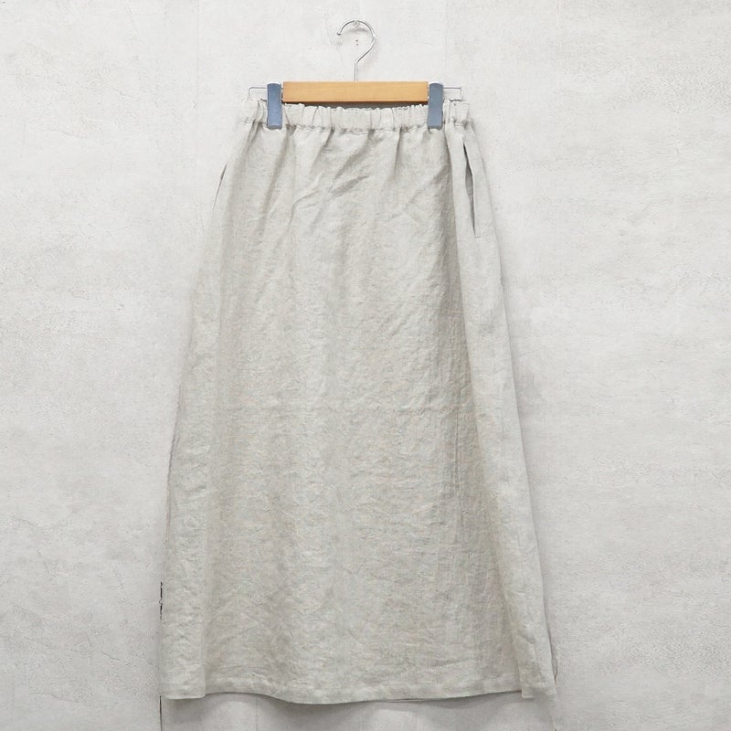 Branch m‘.,ブランチエム,ナチュラル,30代,40代,50代,60代,リネン,ゆったり,麻,スカート,リネンスカート,ナロースカート,
