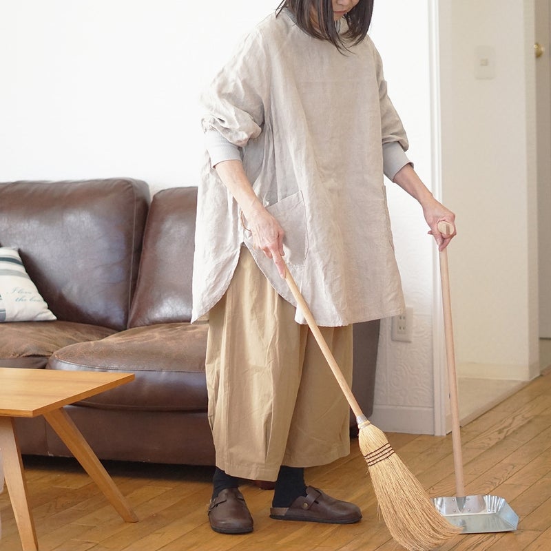 Branch m‘.,ブランチエム,ナチュラル,30代,40代,50代,60代,リネン,ゆったり,チュニック,リネンチュニック,割烹着,リネン割烹着,エプロン,リネンエプロン