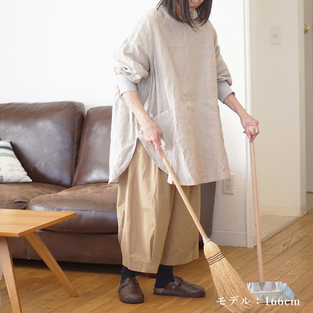 Branch m‘.,ブランチエム,ナチュラル,30代,40代,50代,60代,リネン,ゆったり,チュニック,リネンチュニック,割烹着,リネン割烹着,エプロン,リネンエプロン
