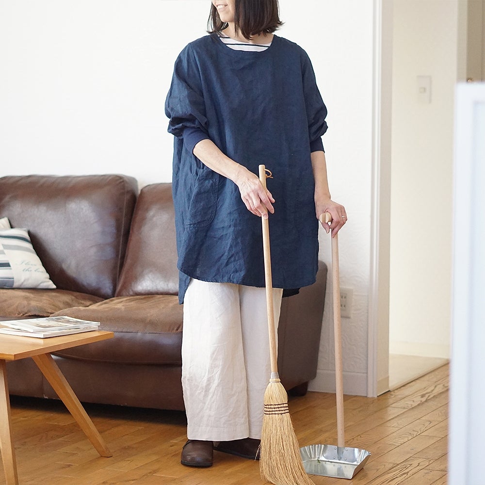 Branch m‘.,ブランチエム,ナチュラル,30代,40代,50代,60代,リネン,ゆったり,チュニック,リネンチュニック,割烹着,リネン割烹着,エプロン,リネンエプロン