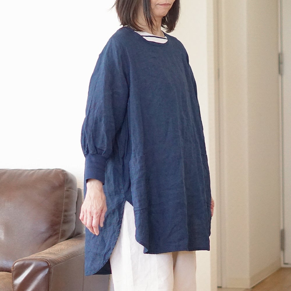 Branch m‘.,ブランチエム,ナチュラル,30代,40代,50代,60代,リネン,ゆったり,チュニック,リネンチュニック,割烹着,リネン割烹着,エプロン,リネンエプロン