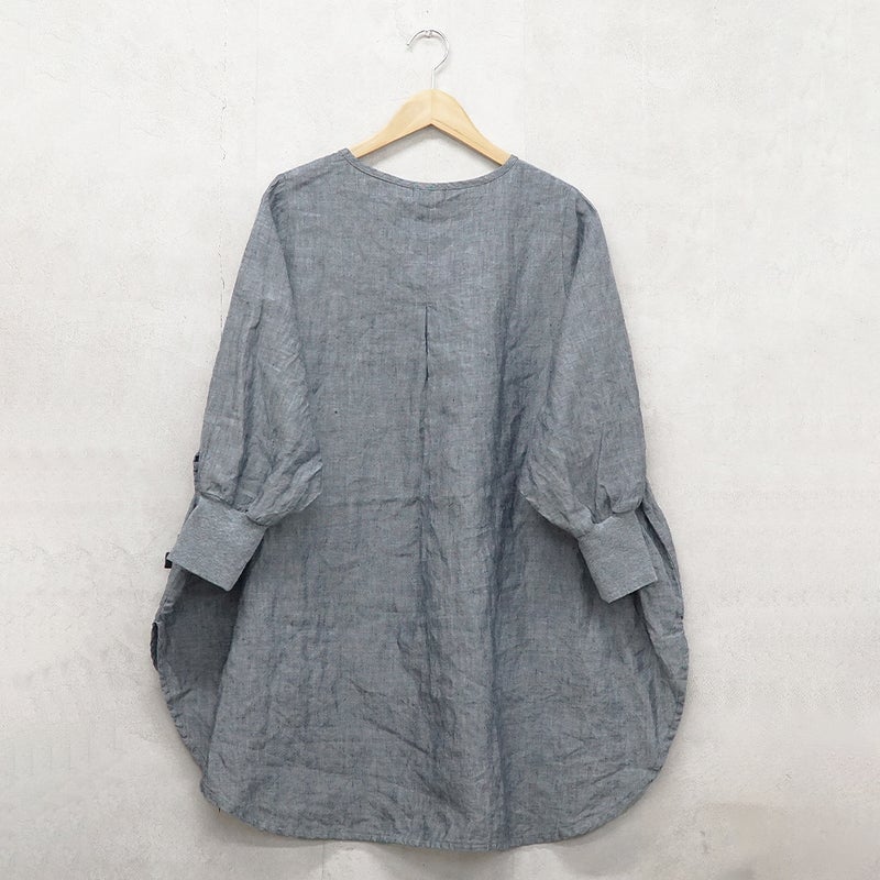 Branch m‘.,ブランチエム,ナチュラル,30代,40代,50代,60代,リネン,ゆったり,チュニック,リネンチュニック,割烹着,リネン割烹着,エプロン,リネンエプロン