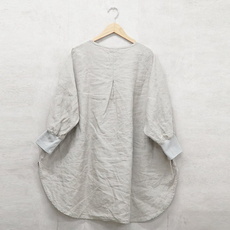 Branch m‘.,ブランチエム,ナチュラル,30代,40代,50代,60代,リネン,ゆったり,チュニック,リネンチュニック,割烹着,リネン割烹着,エプロン,リネンエプロン