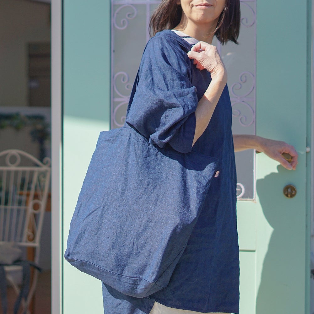 Branch m‘.,ブランチエム,ナチュラル,30代,40代,50代,60代,リネン,バッグ,トートバッグ,リネンバッグ,お買い物バッグ,リネントートバッグ,