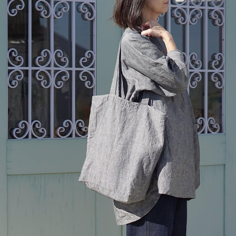 Branch m‘.,ブランチエム,ナチュラル,30代,40代,50代,60代,リネン,バッグ,トートバッグ,リネンバッグ,お買い物バッグ,リネントートバッグ,