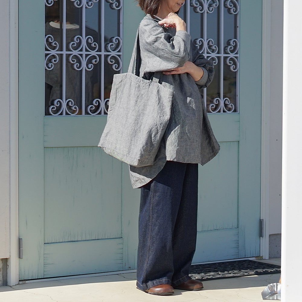 Branch m‘.,ブランチエム,ナチュラル,30代,40代,50代,60代,リネン,バッグ,トートバッグ,リネンバッグ,お買い物バッグ,リネントートバッグ,
