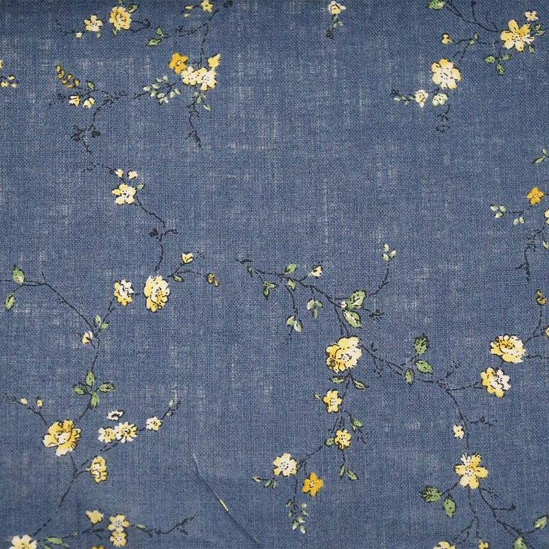 Branch m‘.,ブランチエム,ナチュラル,30代,40代,50代,60代,リネン,ゆったり,blouse,ブラウス,リネンブラウス,羽織,羽織ブラウス,花柄,花柄ブラウス,クルーネック,