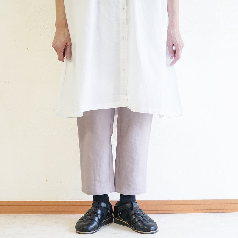 Branch m‘.,ブランチエム,ナチュラル,30代,40代,50代,60代,リネン,ゆったり,パンツ,リネンパンツ,スリムパンツ,ストレートパンツ,