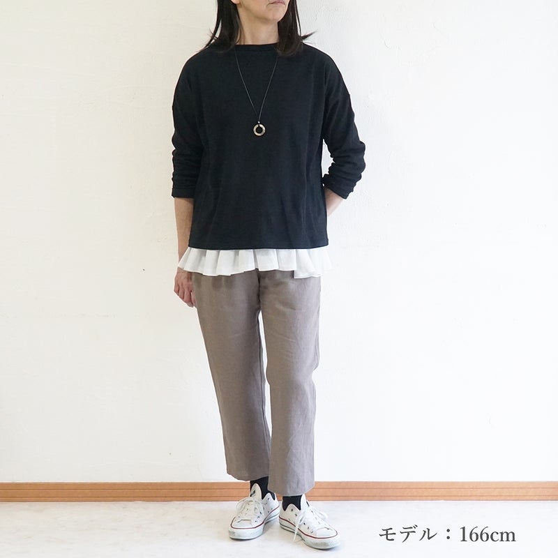 Branch m‘.,ブランチエム,ナチュラル,30代,40代,50代,60代,リネン,ゆったり,パンツ,リネンパンツ,スリムパンツ,ストレートパンツ,