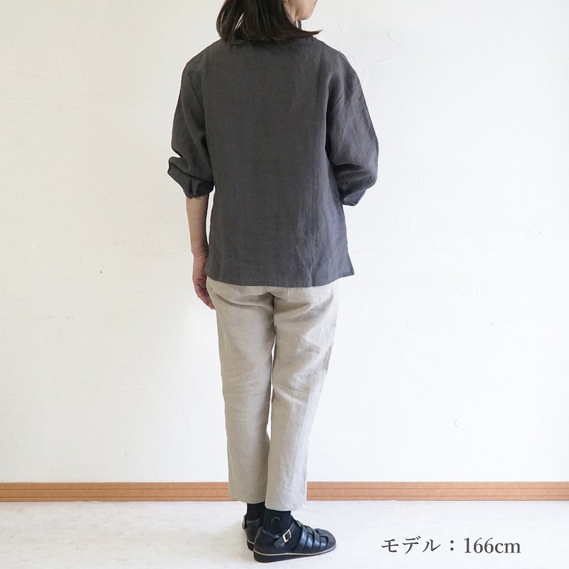 Branch m‘.,ブランチエム,ナチュラル,30代,40代,50代,60代,リネン,ゆったり,パンツ,リネンパンツ,スリムパンツ,ストレートパンツ,