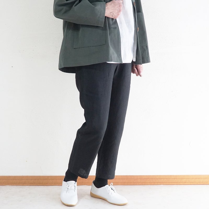 Branch m‘.,ブランチエム,ナチュラル,30代,40代,50代,60代,リネン,ゆったり,パンツ,リネンパンツ,スリムパンツ,ストレートパンツ,