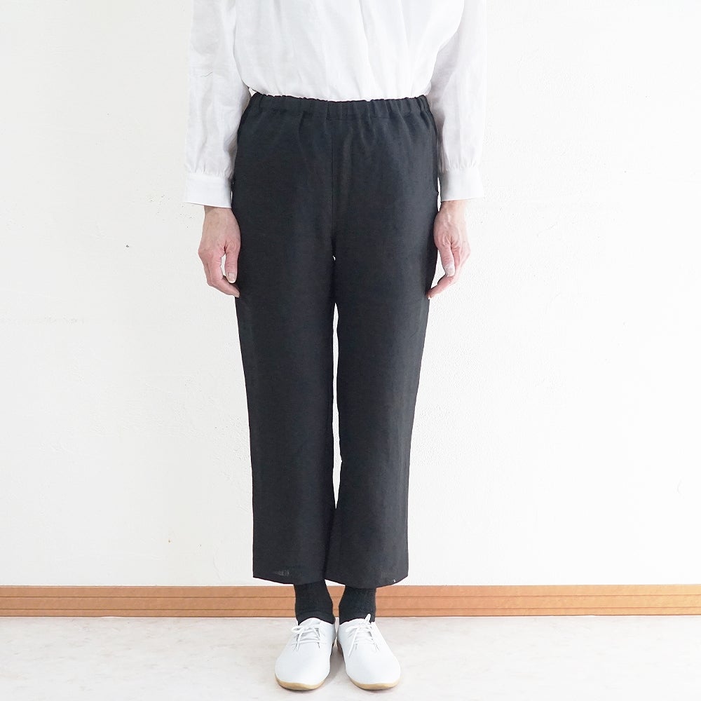 Branch m‘.,ブランチエム,ナチュラル,30代,40代,50代,60代,リネン,ゆったり,パンツ,リネンパンツ,スリムパンツ,ストレートパンツ,
