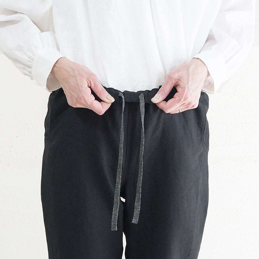 Branch m‘.,ブランチエム,ナチュラル,30代,40代,50代,60代,リネン,ゆったり,パンツ,リネンパンツ,スリムパンツ,ストレートパンツ,
