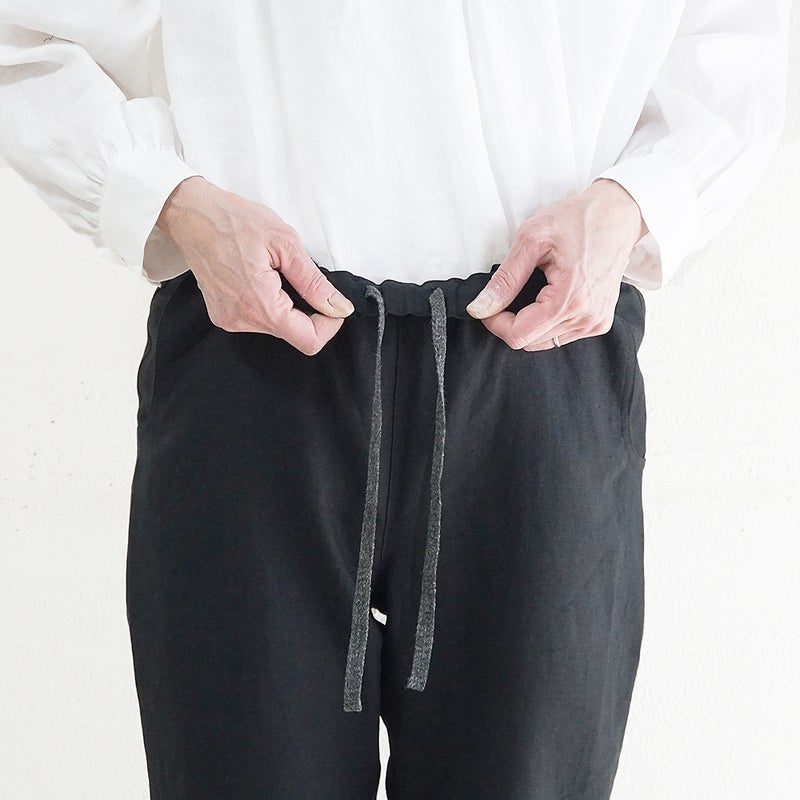 Branch m‘.,ブランチエム,ナチュラル,30代,40代,50代,60代,リネン,ゆったり,パンツ,リネンパンツ,スリムパンツ,ストレートパンツ,