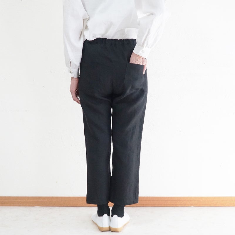 Branch m‘.,ブランチエム,ナチュラル,30代,40代,50代,60代,リネン,ゆったり,パンツ,リネンパンツ,スリムパンツ,ストレートパンツ,