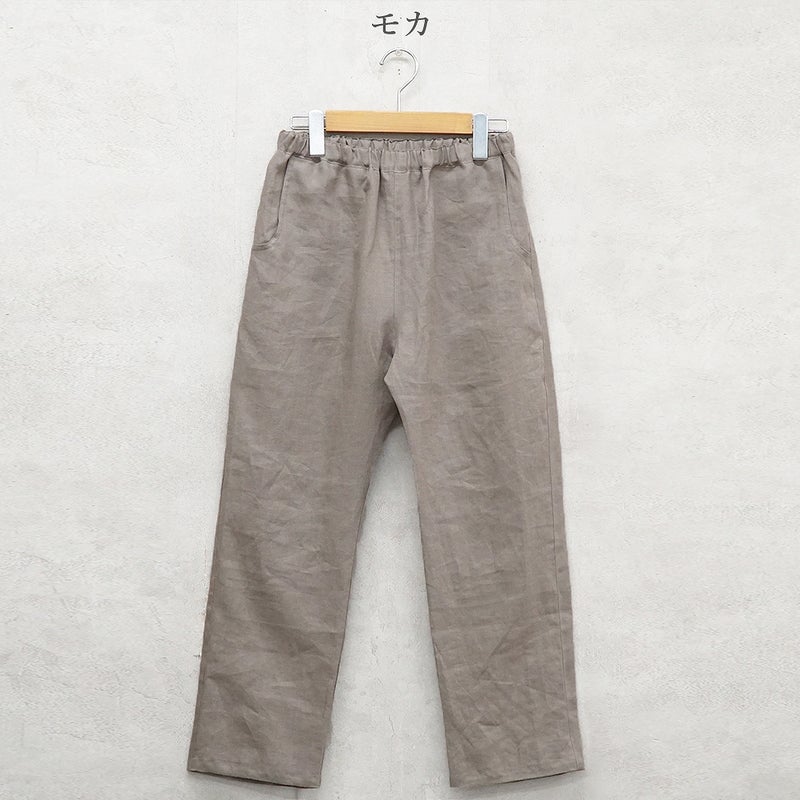 Branch m‘.,ブランチエム,ナチュラル,30代,40代,50代,60代,リネン,ゆったり,パンツ,リネンパンツ,スリムパンツ,ストレートパンツ,