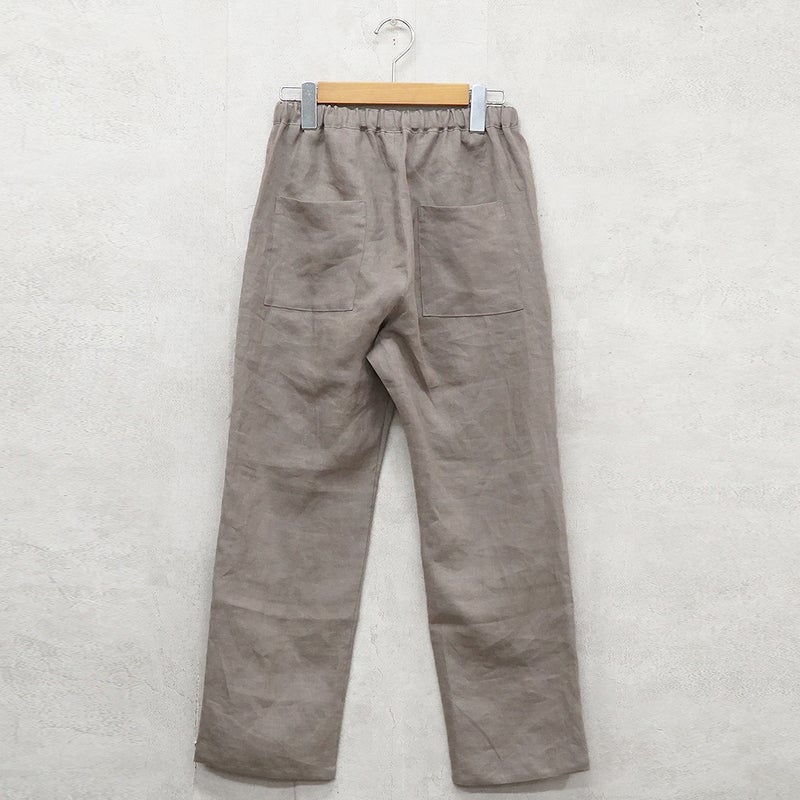 Branch m‘.,ブランチエム,ナチュラル,30代,40代,50代,60代,リネン,ゆったり,パンツ,リネンパンツ,スリムパンツ,ストレートパンツ,