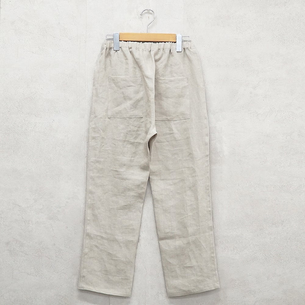 Branch m‘.,ブランチエム,ナチュラル,30代,40代,50代,60代,リネン,ゆったり,パンツ,リネンパンツ,スリムパンツ,ストレートパンツ,