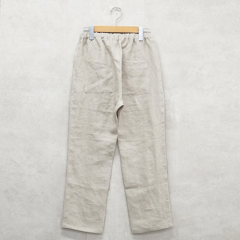 Branch m‘.,ブランチエム,ナチュラル,30代,40代,50代,60代,リネン,ゆったり,パンツ,リネンパンツ,スリムパンツ,ストレートパンツ,