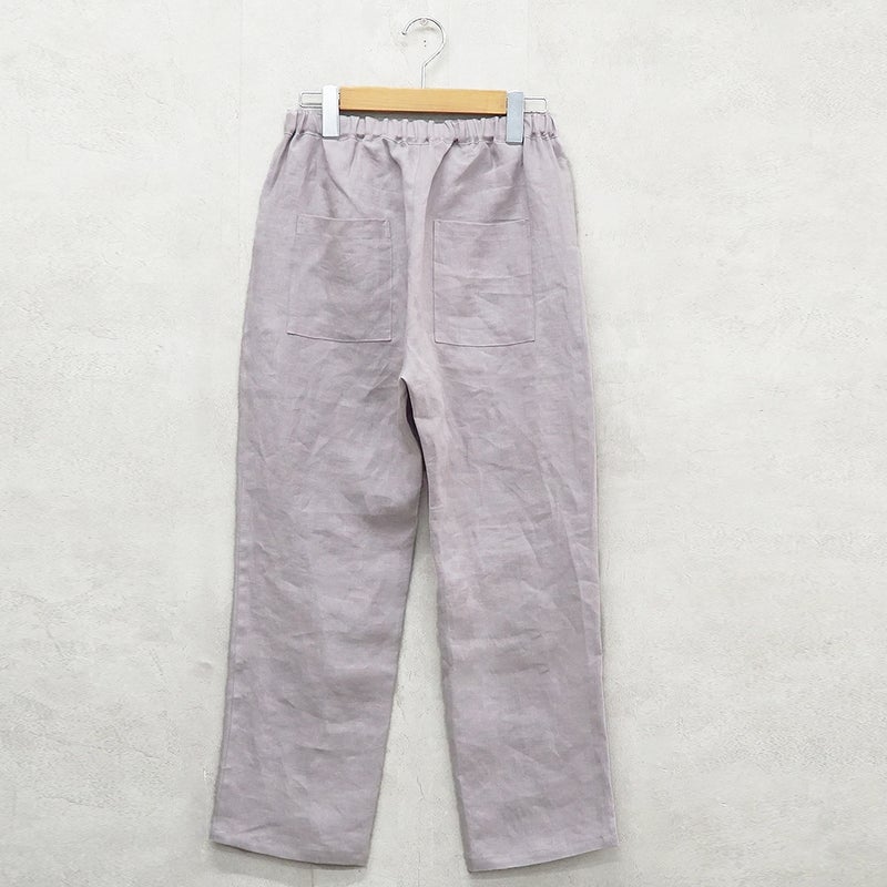 Branch m‘.,ブランチエム,ナチュラル,30代,40代,50代,60代,リネン,ゆったり,パンツ,リネンパンツ,スリムパンツ,ストレートパンツ,