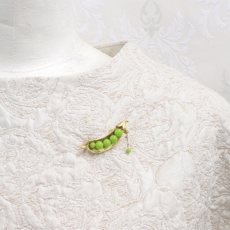 Branch m‘.,ブランチエム,ナチュラル,30代,40代,50代,60代,ブローチ,ルチカ,アクセサリー,豆