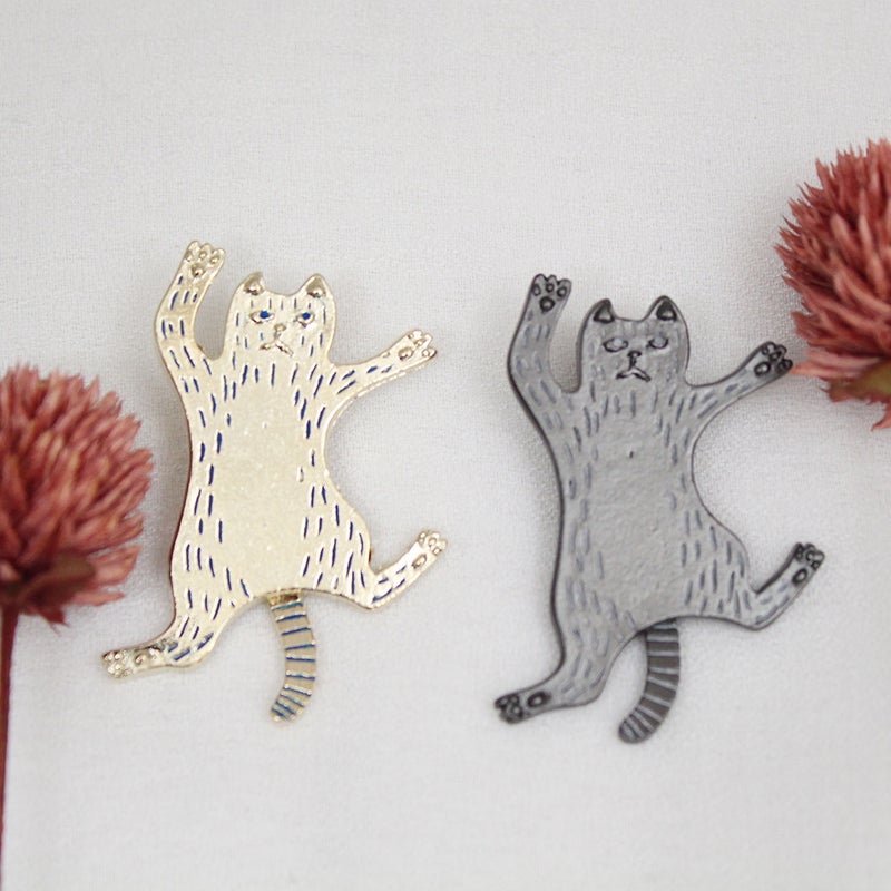 Branch m‘.,ブランチエム,ナチュラル,30代,40代,50代,60代,ブローチ,ルチカ,アクセサリー,猫,ねこ,ネコ