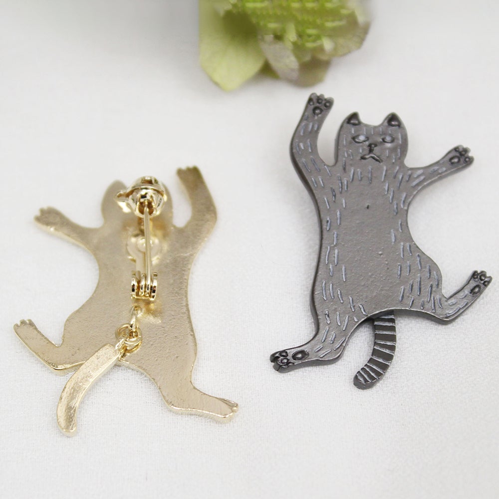 Branch m‘.,ブランチエム,ナチュラル,30代,40代,50代,60代,ブローチ,ルチカ,アクセサリー,猫,ねこ,ネコ
