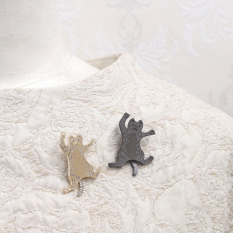 Branch m‘.,ブランチエム,ナチュラル,30代,40代,50代,60代,ブローチ,ルチカ,アクセサリー,猫,ねこ,ネコ