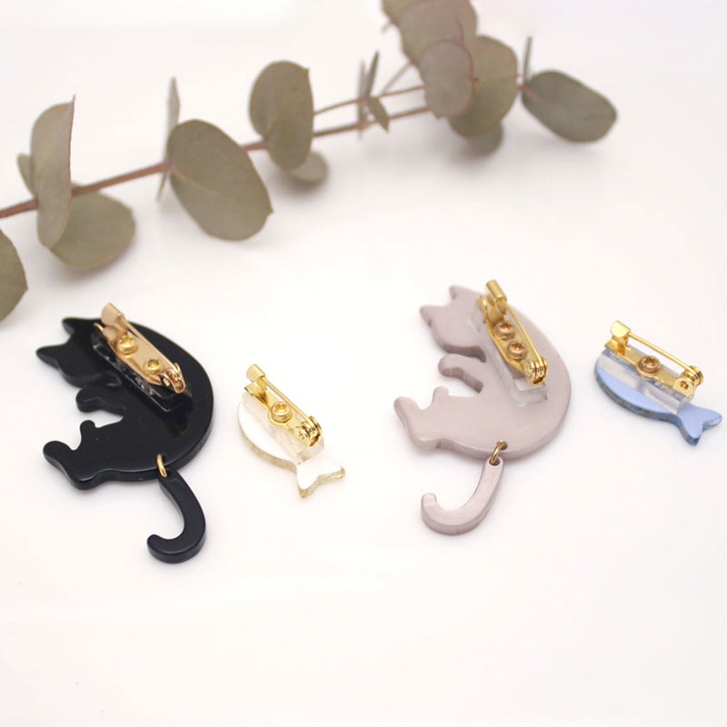 Branch m‘.,ブランチエム,ナチュラル,30代,40代,50代,60代,ブローチ,ルチカ,アクセサリー,猫,ねこ,ネコ