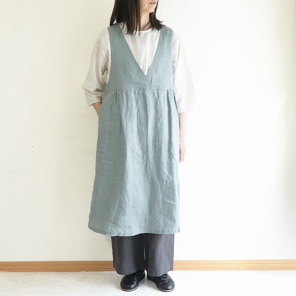 Branch m‘.,ブランチエム,ナチュラル,30代,40代,50代,60代,リネン,ゆったり,ワンピース,リネンワンピース,2wayワンピース,ノースリーブワンピース,2way,