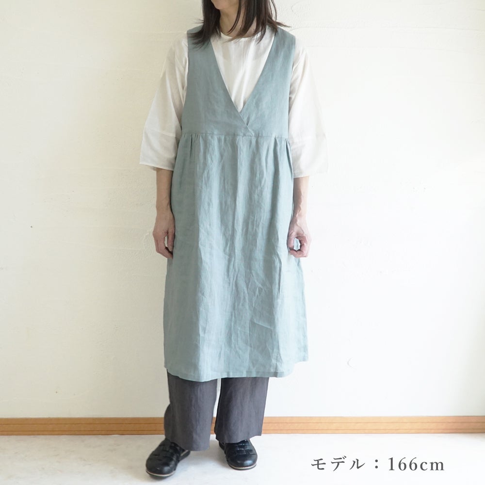 Branch m‘.,ブランチエム,ナチュラル,30代,40代,50代,60代,リネン,ゆったり,ワンピース,リネンワンピース,2wayワンピース,ノースリーブワンピース,2way,