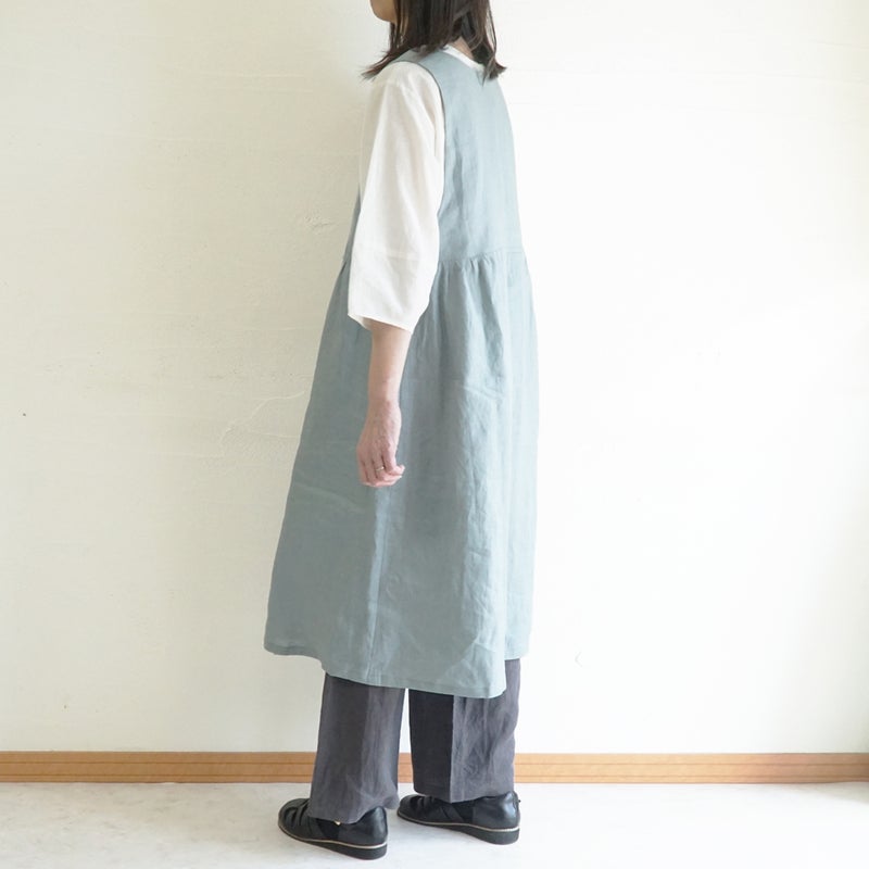 Branch m‘.,ブランチエム,ナチュラル,30代,40代,50代,60代,リネン,ゆったり,ワンピース,リネンワンピース,2wayワンピース,ノースリーブワンピース,2way,