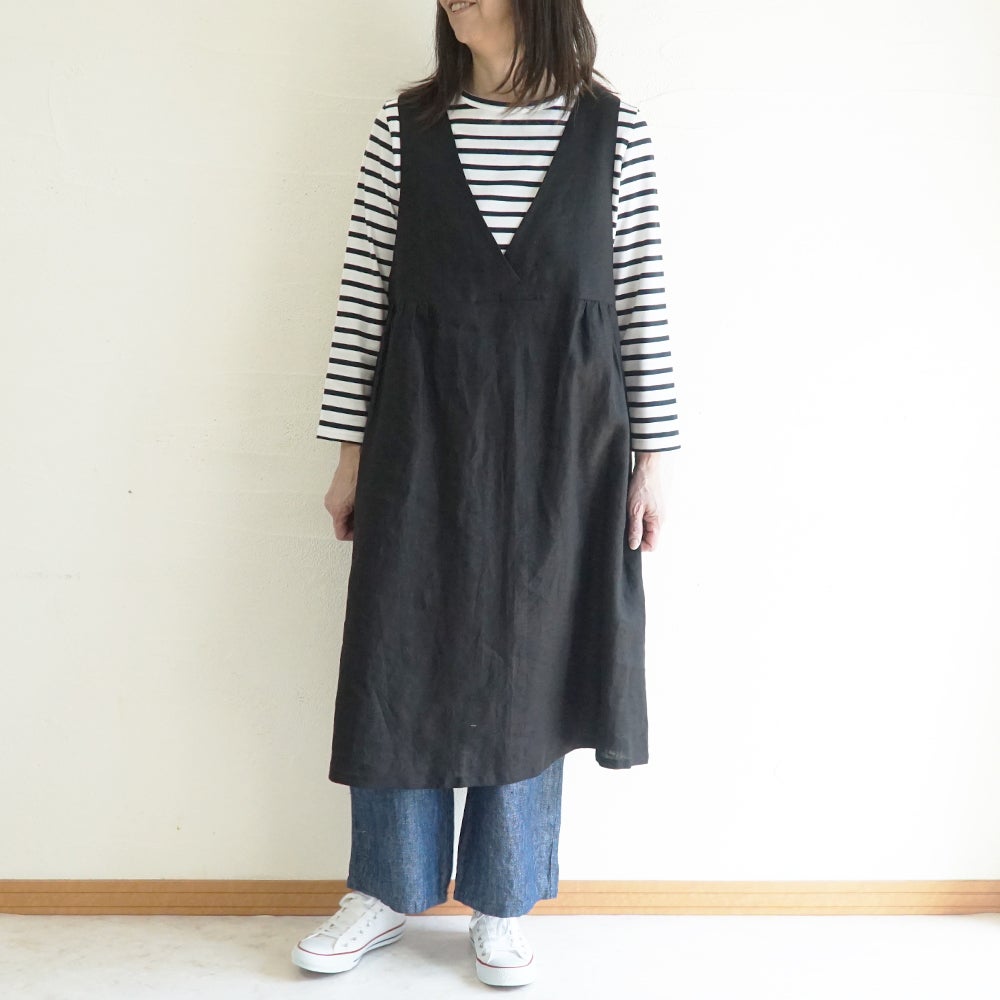 Branch m‘.,ブランチエム,ナチュラル,30代,40代,50代,60代,リネン,ゆったり,ワンピース,リネンワンピース,2wayワンピース,ノースリーブワンピース,2way,