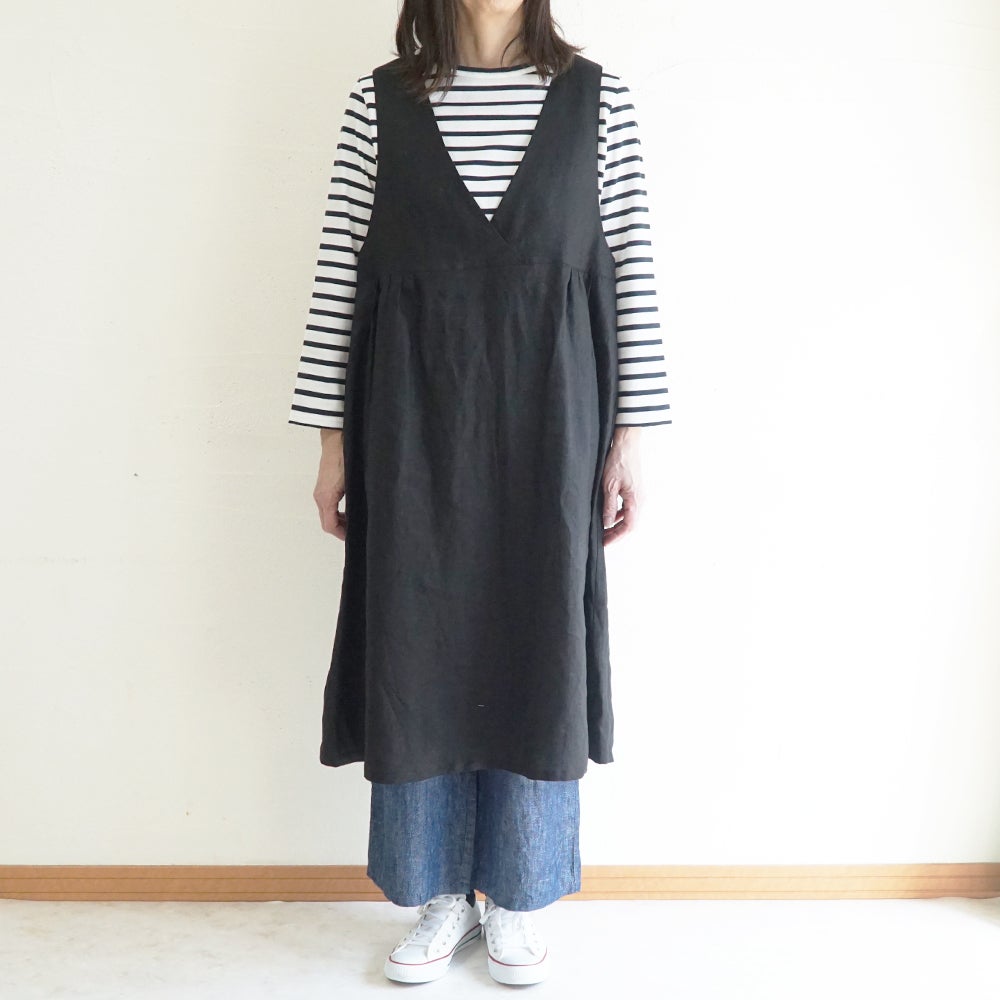 Branch m‘.,ブランチエム,ナチュラル,30代,40代,50代,60代,リネン,ゆったり,ワンピース,リネンワンピース,2wayワンピース,ノースリーブワンピース,2way,