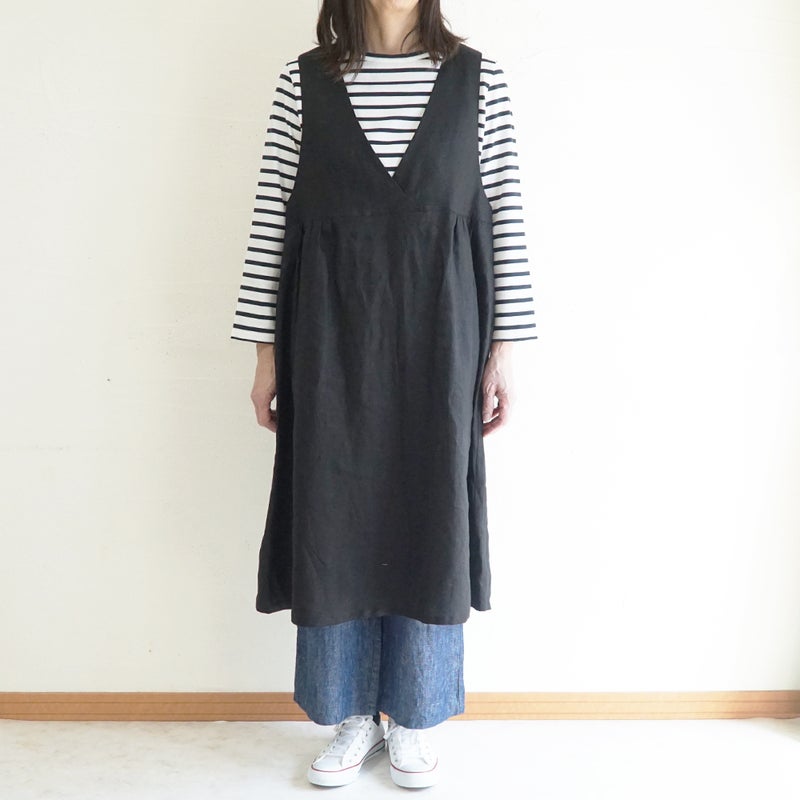 Branch m‘.,ブランチエム,ナチュラル,30代,40代,50代,60代,リネン,ゆったり,ワンピース,リネンワンピース,2wayワンピース,ノースリーブワンピース,2way,