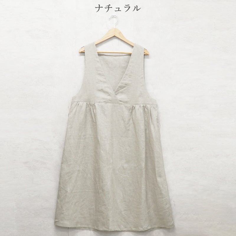Branch m‘.,ブランチエム,ナチュラル,30代,40代,50代,60代,リネン,ゆったり,ワンピース,リネンワンピース,2wayワンピース,ノースリーブワンピース,2way,