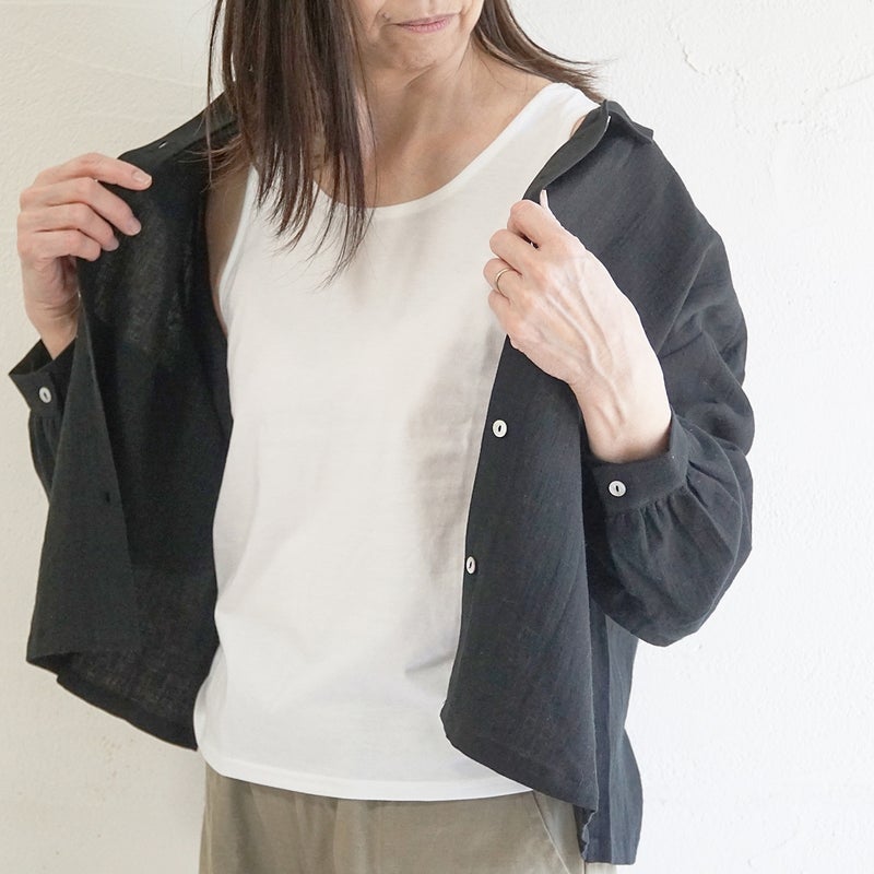 Branch m‘.,ブランチエム,ナチュラル,30代,40代,50代,60代,コットン,ゆったり,綿,タンクトップ,インナー