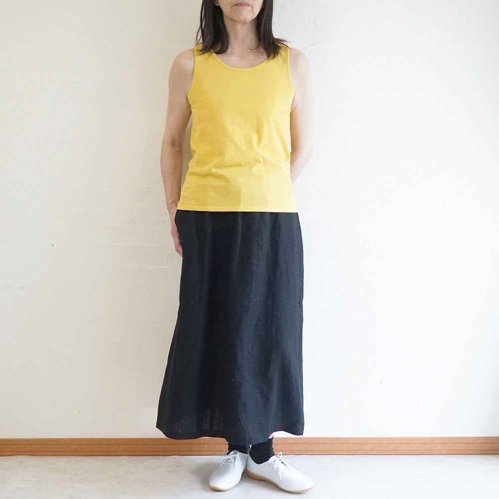 Branch m‘.,ブランチエム,ナチュラル,30代,40代,50代,60代,コットン,ゆったり,綿,タンクトップ,インナー