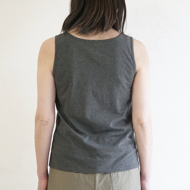 Branch m‘.,ブランチエム,ナチュラル,30代,40代,50代,60代,コットン,ゆったり,綿,タンクトップ,インナー