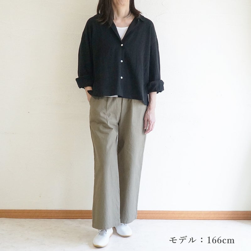 Branch m‘.,ブランチエム,ナチュラル,30代,40代,50代,60代,コットン,ゆったり,綿,パンツ,ベイカーパンツ,ストレートパンツ,ワイドストレートパンツ