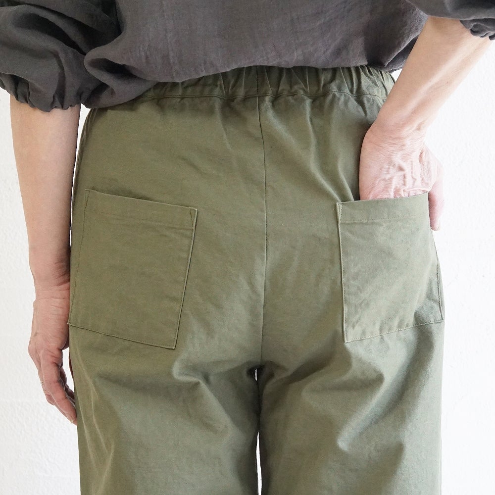 Branch m‘.,ブランチエム,ナチュラル,30代,40代,50代,60代,コットン,ゆったり,綿,パンツ,ベイカーパンツ,ストレートパンツ,ワイドストレートパンツ