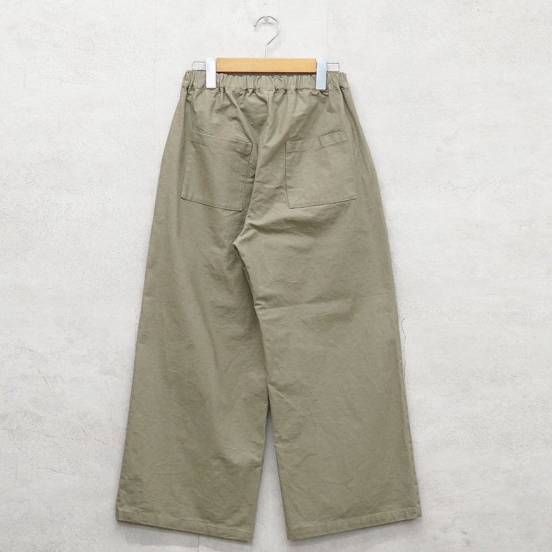 Branch m‘.,ブランチエム,ナチュラル,30代,40代,50代,60代,コットン,ゆったり,綿,パンツ,ベイカーパンツ,ストレートパンツ,ワイドストレートパンツ