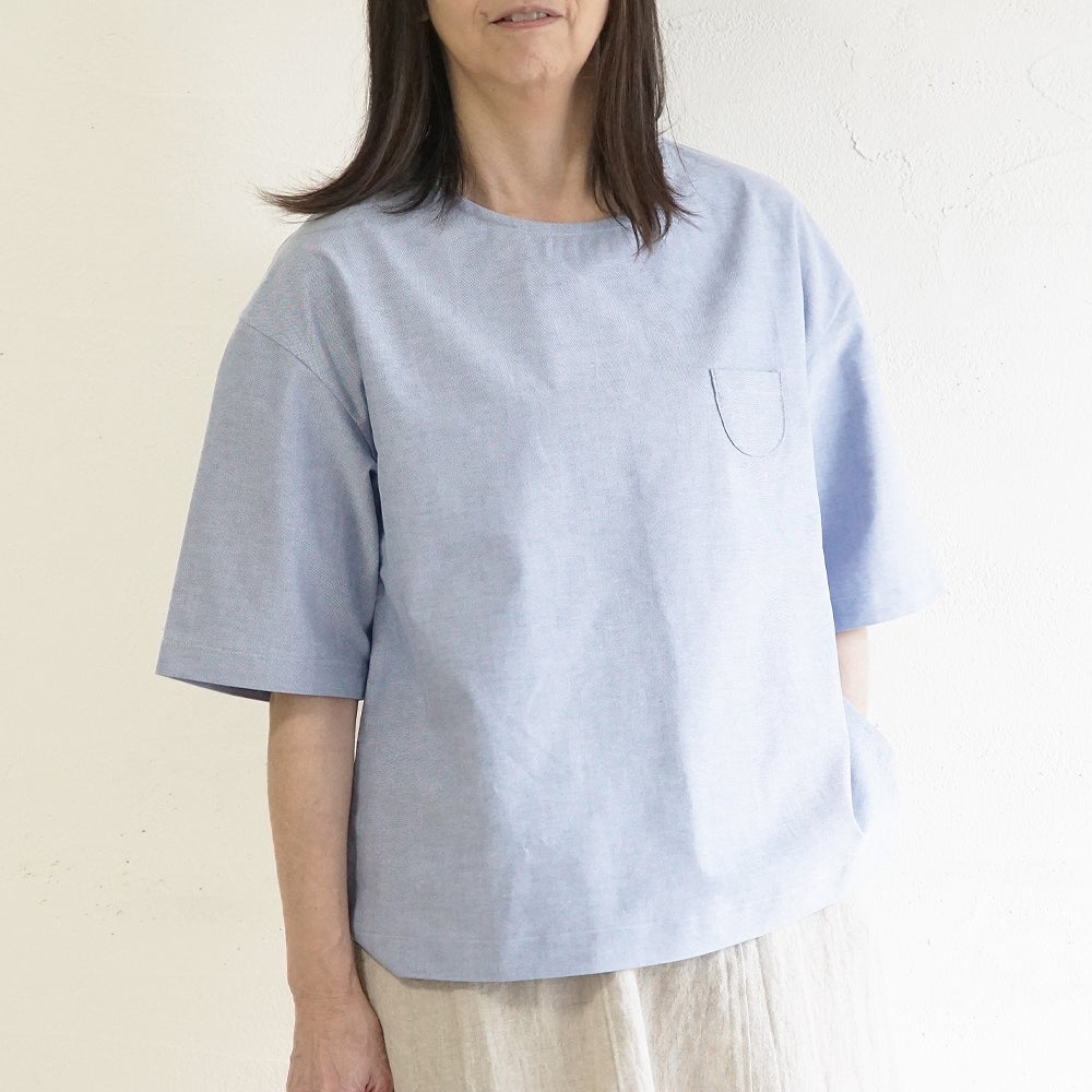 Branch m‘.,ブランチエム,ナチュラル,30代,40代,50代,60代,リネン,ゆったり,blouse,ブラウス,コットンブラウス,プルオーバー,プルオーバーブラウス,Tシャツ,