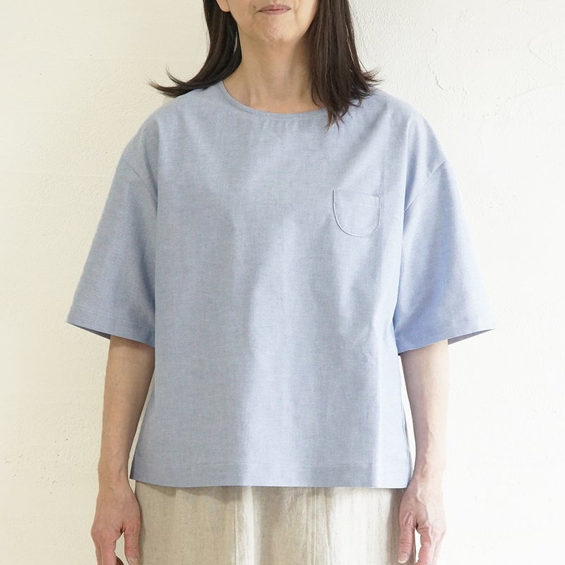 Branch m‘.,ブランチエム,ナチュラル,30代,40代,50代,60代,リネン,ゆったり,blouse,ブラウス,コットンブラウス,プルオーバー,プルオーバーブラウス,Tシャツ,