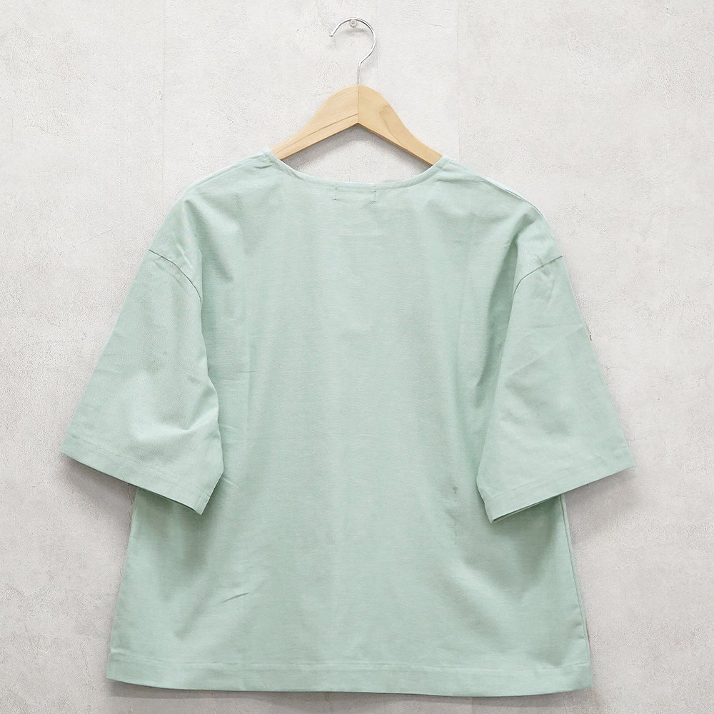 Branch m‘.,ブランチエム,ナチュラル,30代,40代,50代,60代,リネン,ゆったり,blouse,ブラウス,コットンブラウス,プルオーバー,プルオーバーブラウス,Tシャツ,
