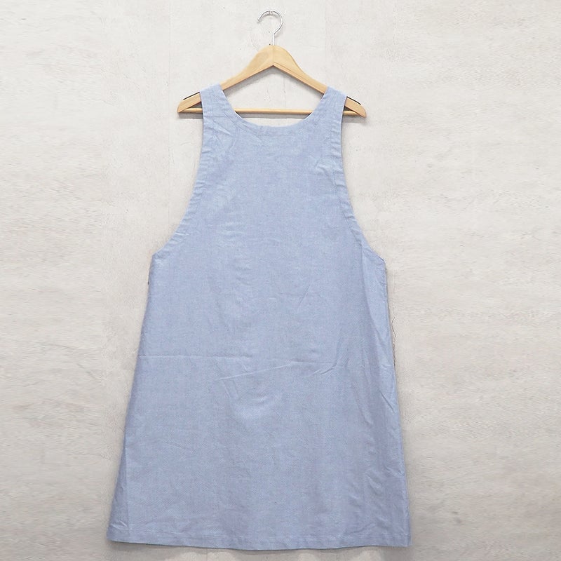 Branch m‘.,ブランチエム,ナチュラル,30代,40代,50代,60代,コットン,ゆったり,綿,エプロン,ワンピース,エプロンワンピース,