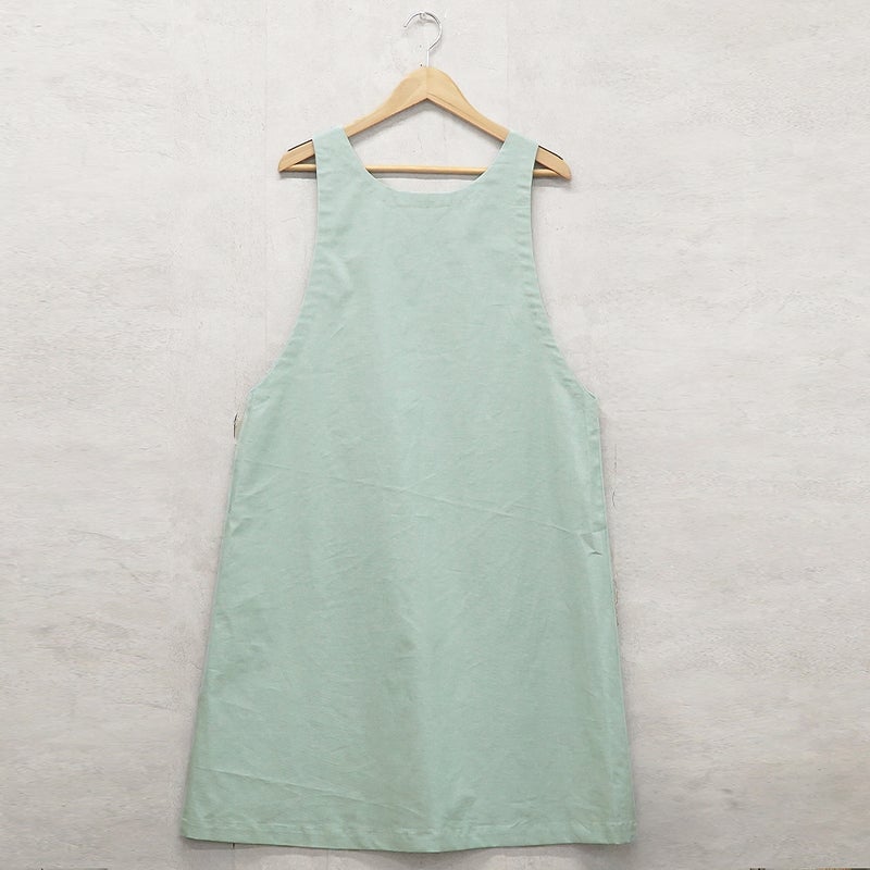 Branch m‘.,ブランチエム,ナチュラル,30代,40代,50代,60代,コットン,ゆったり,綿,エプロン,ワンピース,エプロンワンピース,