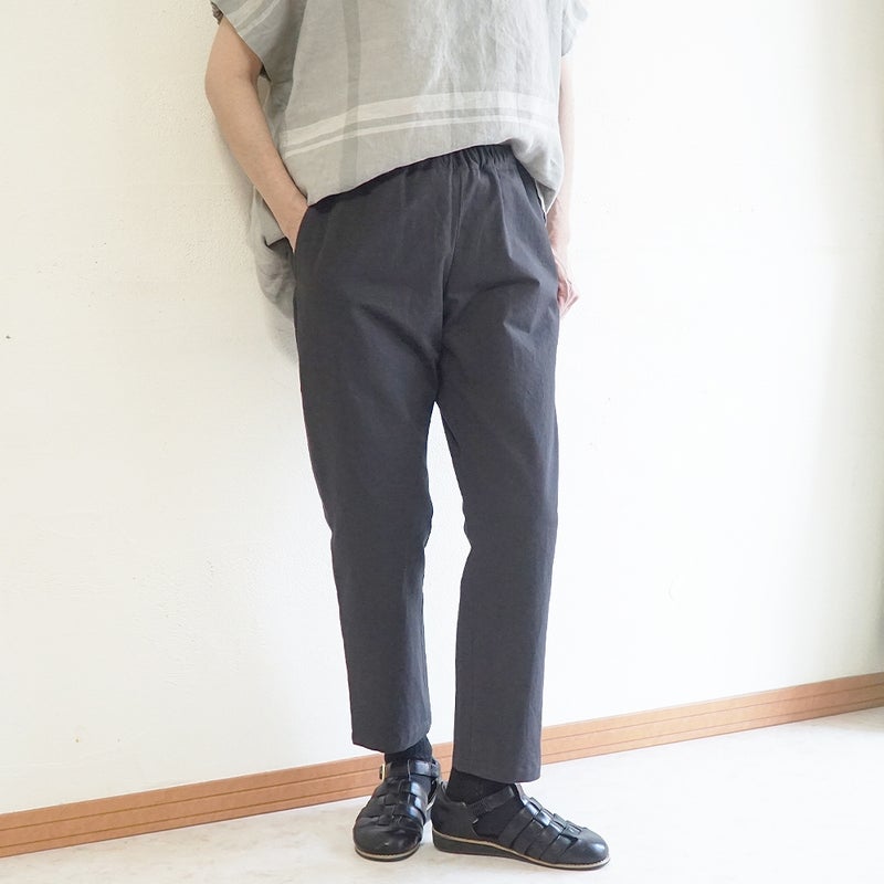 Branch m‘.,ブランチエム,ナチュラル,30代,40代,50代,60代,リネン,ゆったり,麻,コットンリネン,綿麻,パンツ,テーパードパンツ,テーパード,